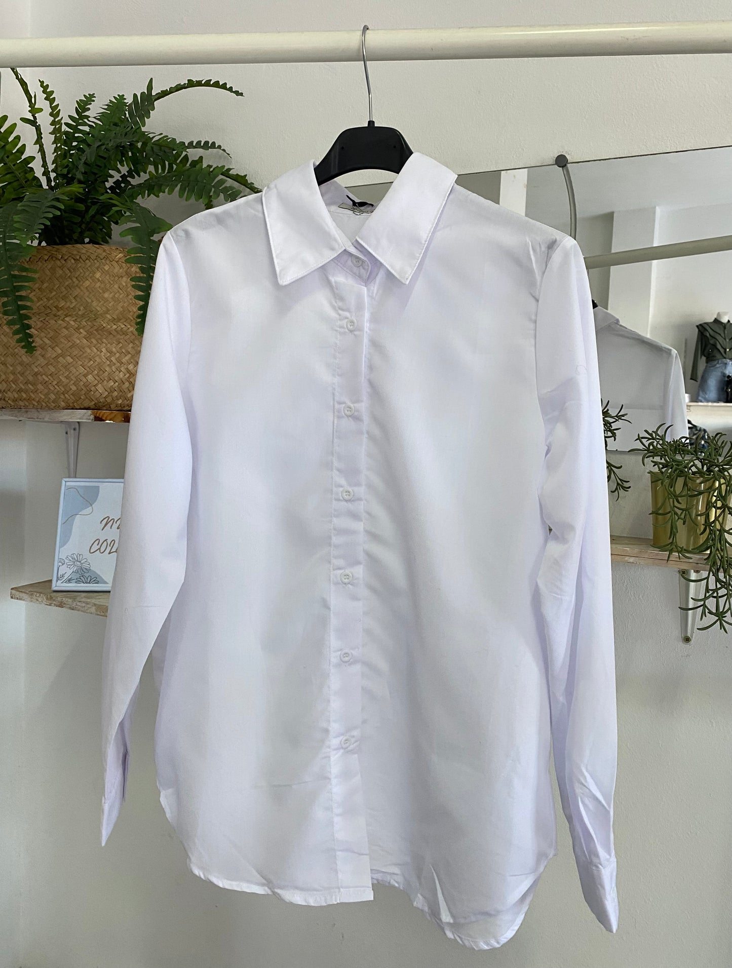 Camisa blanca oversize